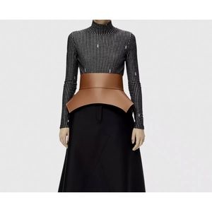 Loewe obi leather corset belt Size Small